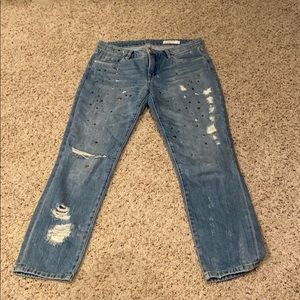 chop girlfriend jeans